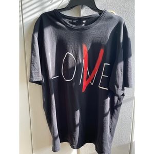 Vlone Black & Red Love Shirt